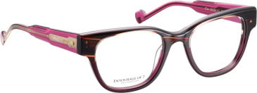 Entourage of 7 Cloe glasses in Brown/Purple