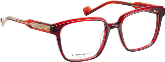 Entourage of 7 Evelyn glasses in Red/Red