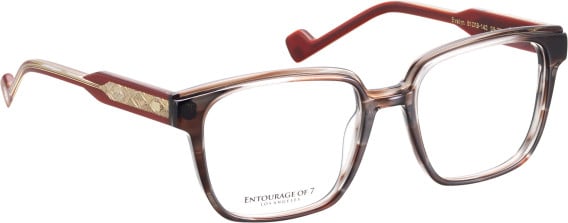 Entourage of 7 Evelyn glasses in Brown/Grey
