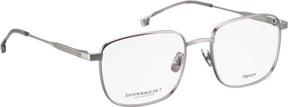 Entourage of 7 Gonzo glasses in Silver/Crystal