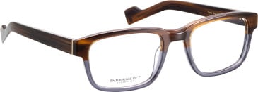 Entourage of 7 Levi glasses in Brown/Grey