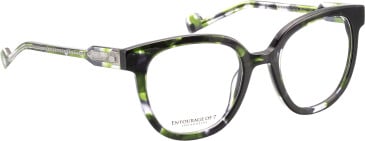 Entourage of 7 Magnolia glasses in Green/Green