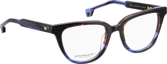Entourage of 7 Molly glasses in Brown/Blue