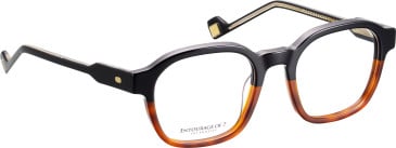 Entourage of 7 Oliver glasses in Black/Brown