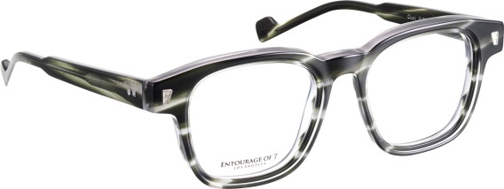 Entourage of 7 Owen glasses in Grey/Green