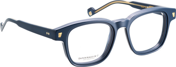 Entourage of 7 Owen glasses in Blue/Blue