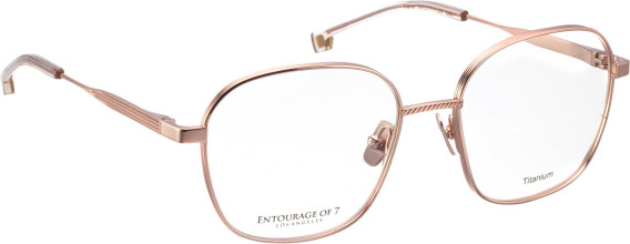 Entourage of 7 Reva glasses in Rose Gold/Pink