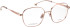 Entourage of 7 Reva glasses in Rose Gold/Pink