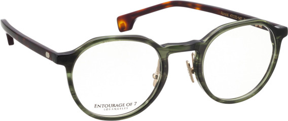 Entourage of 7 Ronald glasses in Green/Green