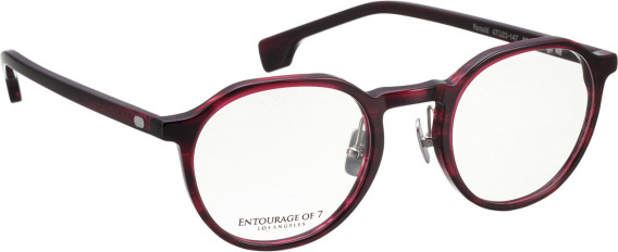 Entourage of 7 Ronald glasses in Red/Red