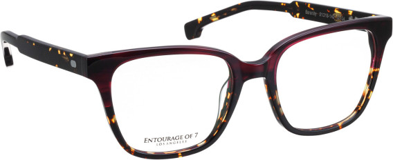 Entourage of 7 Serenity glasses in Red/Red