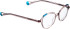 Bellinger Less-Ace-2043 glasses in Clear Purple