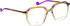 Bellinger Less-Ace-2340 glasses in Green/Purple