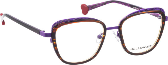 Bellinger Love-Peace glasses in Brown/Purple