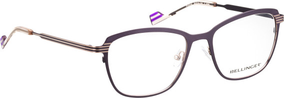 Bellinger Pinlines glasses in Purple/Rose Gold
