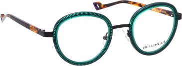 Bellinger Queen-5 glasses in Green/Black
