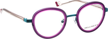 Bellinger Queen-5 glasses in Pink/Green