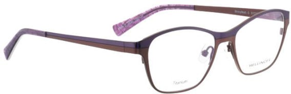 Bellinger Shinymatt-3 glasses in Purple/Brown