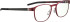 Blac Alfred glasses in Red/Red