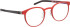 Blac Falk glasses in Red/Black