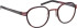 Blac Moab glasses in Red/Brown