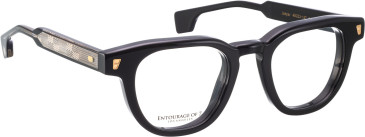 Entourage of 7 Jasper glasses in Black/Black