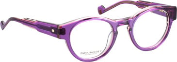Entourage of 7 Jewel glasses in Purple/Purple