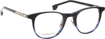 Entourage of 7 Kurtis glasses in Black/Blue