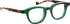 Entourage of 7 Kyros glasses in Green/Green