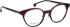 Entourage of 7 Phoebe glasses in Red/Brown