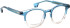 Entourage of 7 Pia glasses in Blue/Crystal