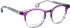 Entourage of 7 Pia glasses in Pink/Crystal