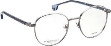 Entourage of 7 Rhett glasses in Silver/Blue