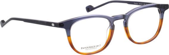Entourage of 7 Weston glasses in Blue/Brown