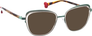 Bellinger Love-Peace sunglasses in Pink/Green