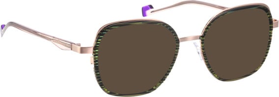 Bellinger Queen-4 sunglasses in Green/Rose Gold