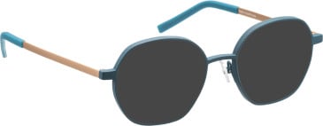 Bellinger Boldline-4 sunglasses in Blue/Rose Gold