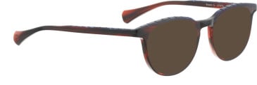 Bellinger Brows-3 sunglasses in Red/Red