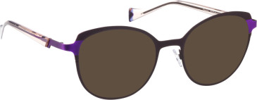 Bellinger Flecks sunglasses in Brown/Purple