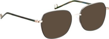 Bellinger Kara-3 sunglasses in Green/Rose Gold