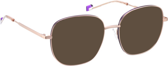 Bellinger Outline-7 sunglasses in Rose Gold/Purple