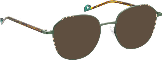 Bellinger Sparkle sunglasses in Green/Rose Gold