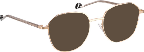 Bellinger Sparkle sunglasses in Rose Gold/White