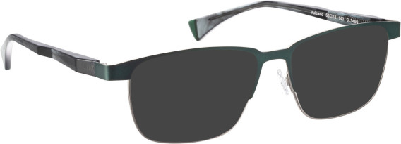 Bellinger Vulcano sunglasses in Green/Silver