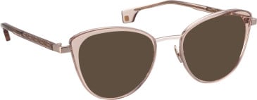 Entourage of 7 Delilah sunglasses in Nude/Rose Gold