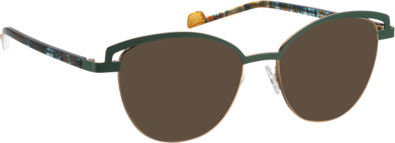 Bellinger Diva-1 sunglasses in Green/Green