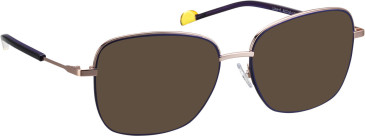 Bellinger Line-5 sunglasses in Purple/Rose Gold