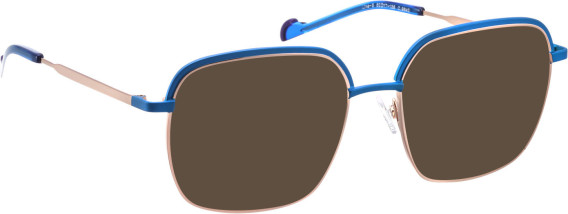 Bellinger Line-6 sunglasses in Blue/Rose Gold