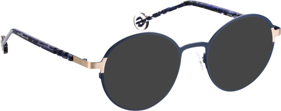 Bellinger Links sunglasses in Blue/Rose Gold