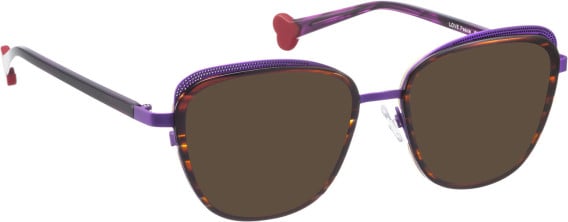 Bellinger Love-Peace sunglasses in Brown/Purple